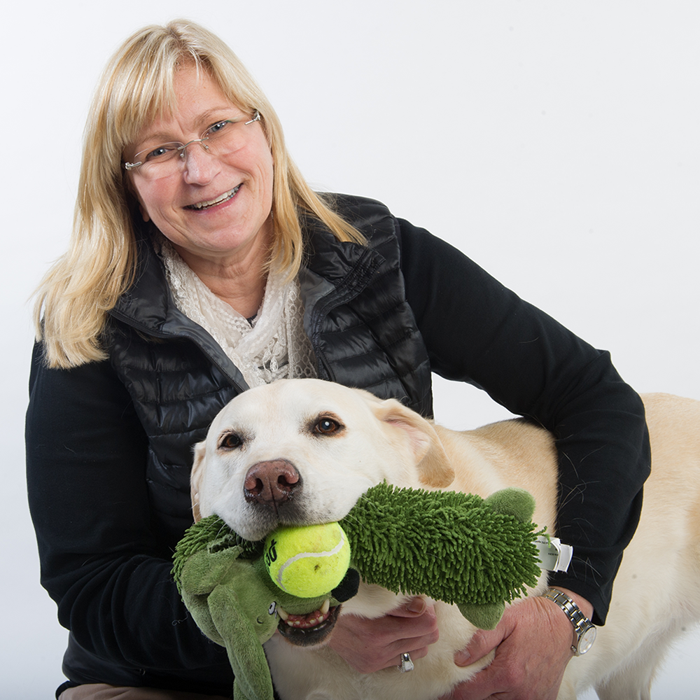 Chris and her dog Dookie