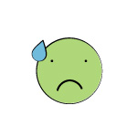 nervousness sad face icon